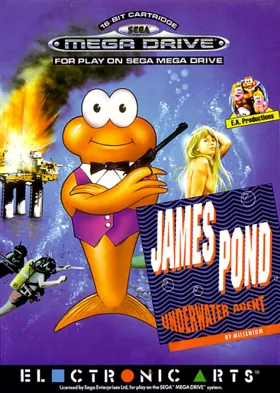 James Pond - Underwater Agent (USA, Europe) box cover front